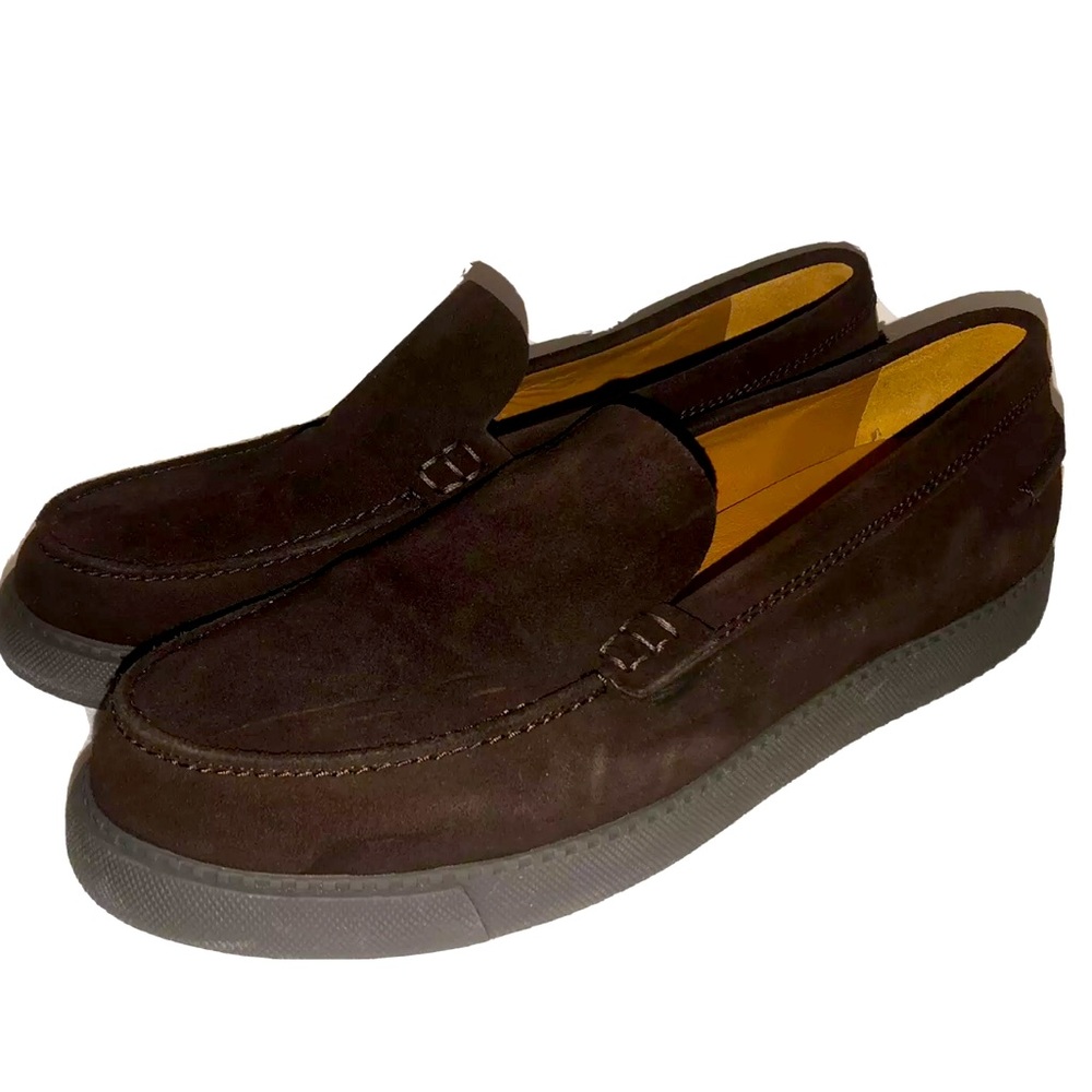 See by chloe brown suede sneakers slip on loafers 41 eu / us 10